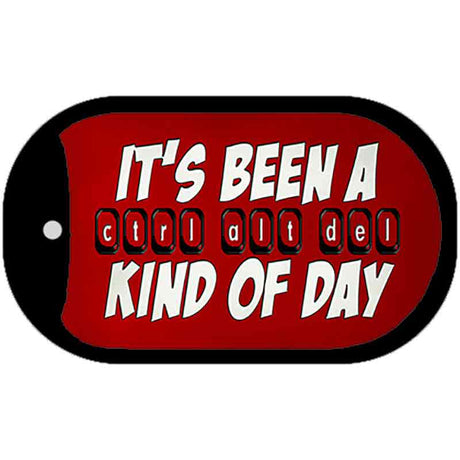 Ctrl Alt Del Day Novelty Metal Dog Tag Necklace Tag DT-13752