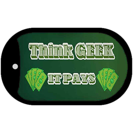 Think Geek Novelty Metal Dog Tag Necklace Tag DT-13754