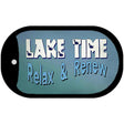 Lake Time Novelty Metal Dog Tag Necklace Tag DT-13771