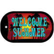 Welcome Summer Novelty Metal Dog Tag Necklace Tag DT-13773