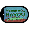 Welcome To The Bayou Novelty Metal Dog Tag Necklace Tag DT-13776