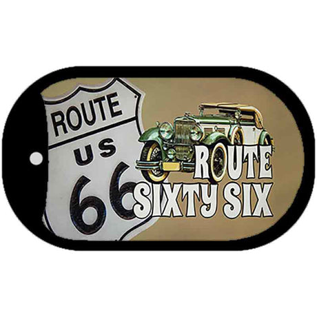 Route Sixty Six Novelty Metal Dog Tag Necklace Tag DT-13779