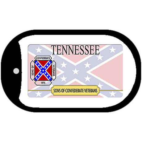 Tennessee Confederate Novelty Metal Dog Tag Necklace DT-13782