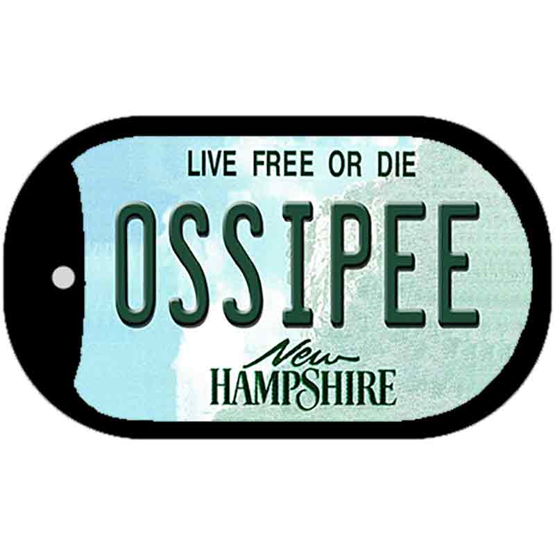 Ossipee New Hampshire Novelty Metal Dog Tag Necklace DT-13791