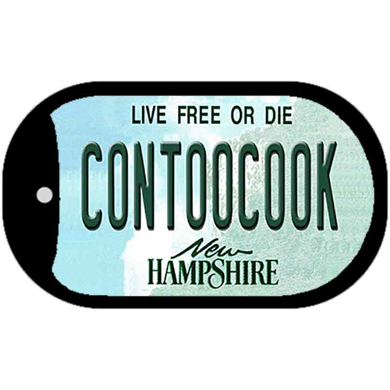 Contoocook New Hampshire Novelty Metal Dog Tag Necklace DT-13792