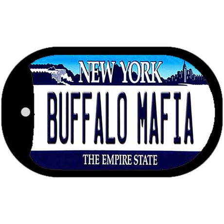 Buffalo Mafia New York Novelty Metal Dog Tag Necklace