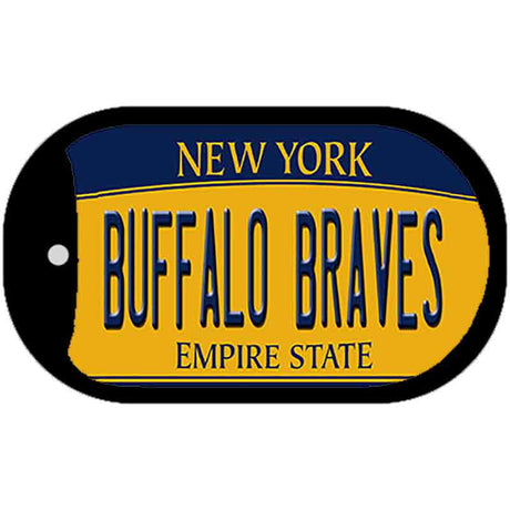 Buffalo Braves New York Novelty Metal Dog Tag Necklace