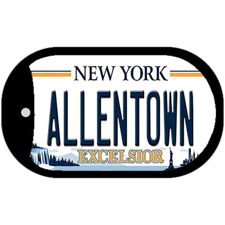 Allentown Excelsior New York Novelty Metal Dog Tag Necklace