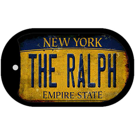 The Ralph New York Rusty Novelty Metal Dog Tag Necklace