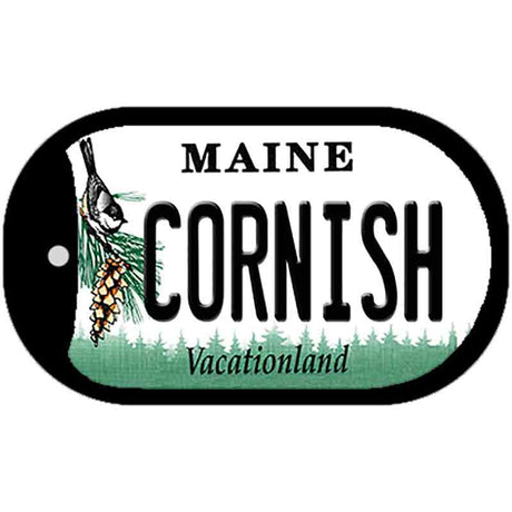 Cornish Maine Novelty Metal Dog Tag Necklace