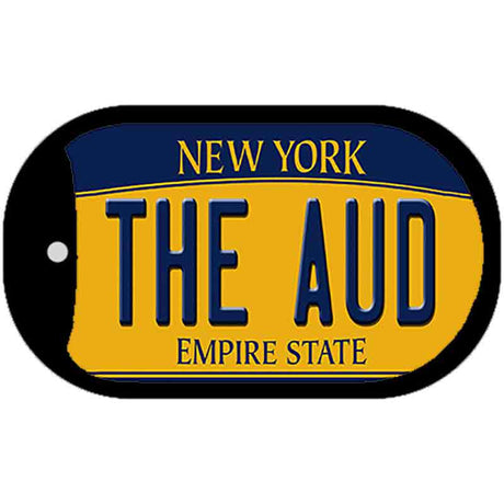 The Aud NY Yellow Novelty Metal Dog Tag Necklace