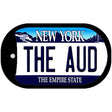 The Aud NY Blue Novelty Metal Dog Tag Necklace