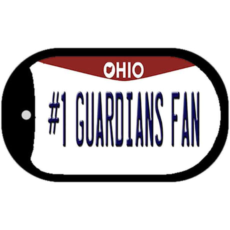 Number 1 Guardians Fan Ohio Novelty Metal Dog Tag Necklace