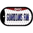 Guardians Fan Ohio Overlay Novelty Metal Dog Tag Necklace