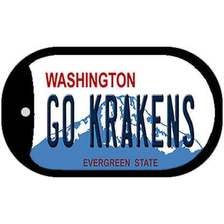 Go Krakens Washington Novelty Metal Dog Tag Necklace