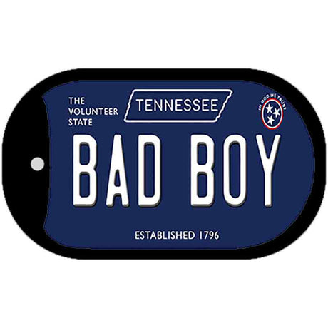 Bad Boy Tennessee Blue Novelty Metal Dog Tag Necklace