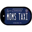 Moms Taxi Tennessee Blue Novelty Metal Dog Tag Necklace