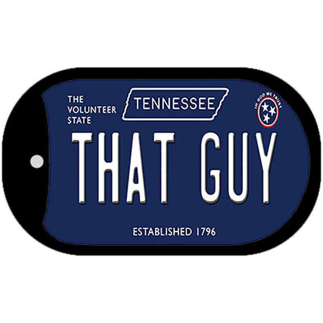 That Guy Tennessee Blue Novelty Metal Dog Tag Necklace