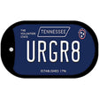 URGR8 Tennessee Blue Novelty Metal Dog Tag Necklace