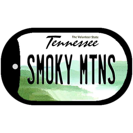 Smoky Mtns Tennessee Novelty Metal Dog Tag Necklace