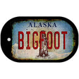 Bigfoot Alaska Novelty Metal Dog Tag Necklace DT-9601