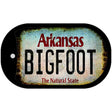 Bigfoot Arkansas Novelty Metal Dog Tag Necklace