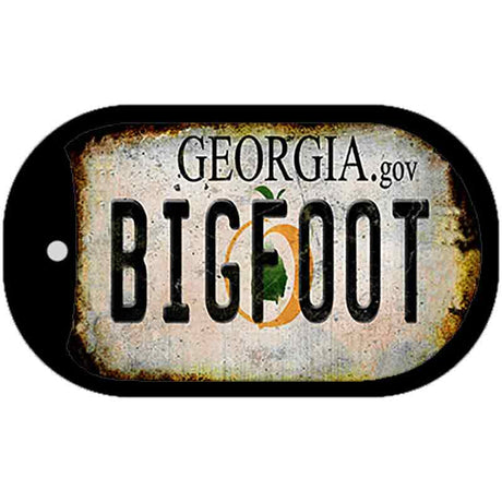 Bigfoot Georgia Novelty Metal Dog Tag Necklace