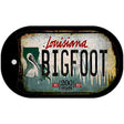 Bigfoot Louisiana Novelty Metal Dog Tag Necklace