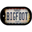 Bigfoot Missouri Novelty Metal Dog Tag Necklace