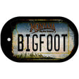 Bigfoot Montana Novelty Metal Dog Tag Necklace