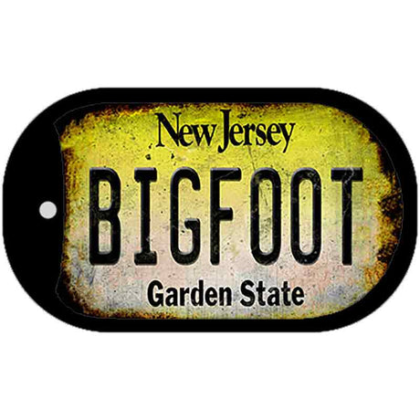 Bigfoot New Jersey Novelty Metal Dog Tag Necklace