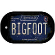 Bigfoot Tennessee Novelty Metal Dog Tag Necklace