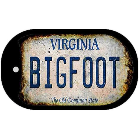 Bigfoot Virginia Novelty Metal Dog Tag Necklace