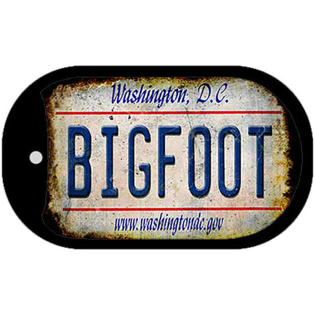 Bigfoot Washington DC Novelty Metal Dog Tag Necklace