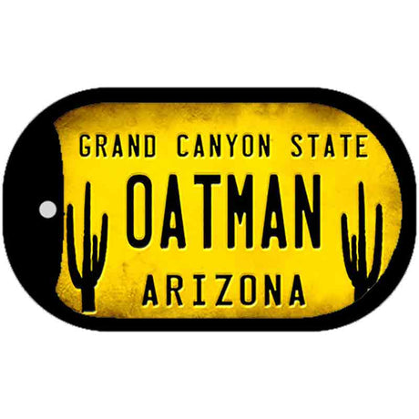 Arizona Oatman Yellow Novelty Metal Dog Tag