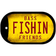 Fishin Friends Novelty Metal Dog Tag Necklace