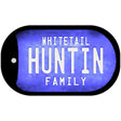 Huntin Family Novelty Metal Dog Tag Necklace