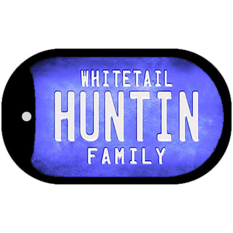 Huntin Family Novelty Metal Dog Tag Necklace