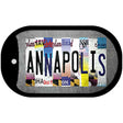 Annapolis Strip Art Novelty Metal Dog Tag Necklace