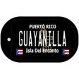 Guayanilla Puerto Rico Black Novelty Metal Dog Tag Necklace