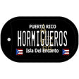 Hormigueros Puerto Rico Black Novelty Metal Dog Tag Necklace