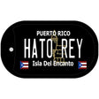 Hato Rey Puerto Rico Black Novelty Metal Dog Tag Necklace