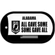 Alabama POW MIA Some Gave All Novelty Metal Dog Tag Necklace