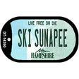 Ski Sunapee New Hampshire Novelty Metal Dog Tag Necklace