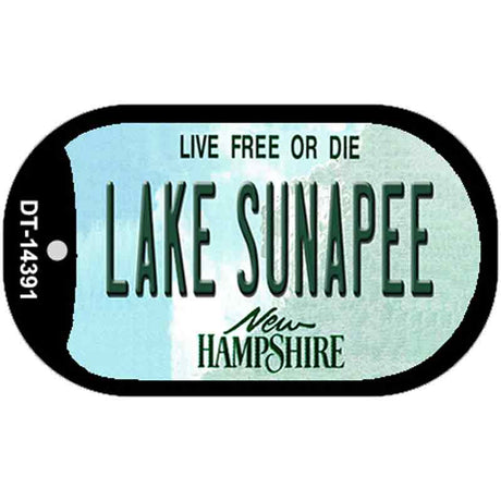 Lake Sunapee New Hampshire Novelty Metal Dog Tag Necklace