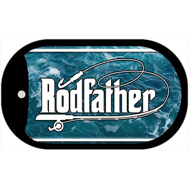 Rodfather Metal Novelty Dog Tag Necklace DT-14467