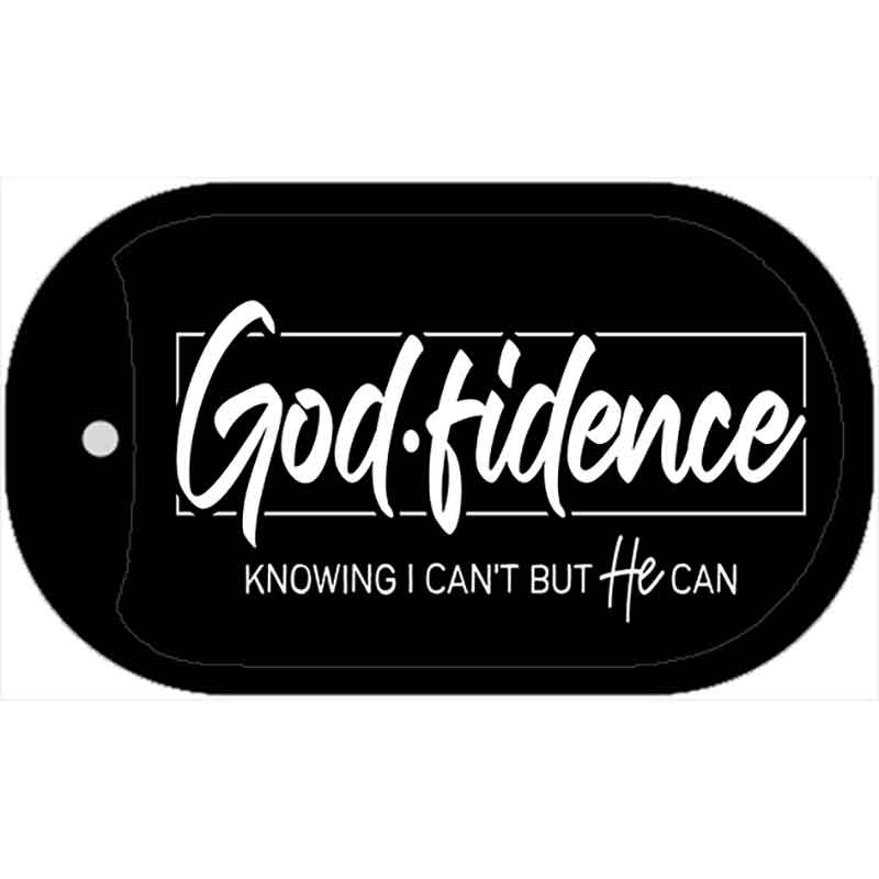 Godfidence Metal Novelty Dog Tag Necklace DT-14471