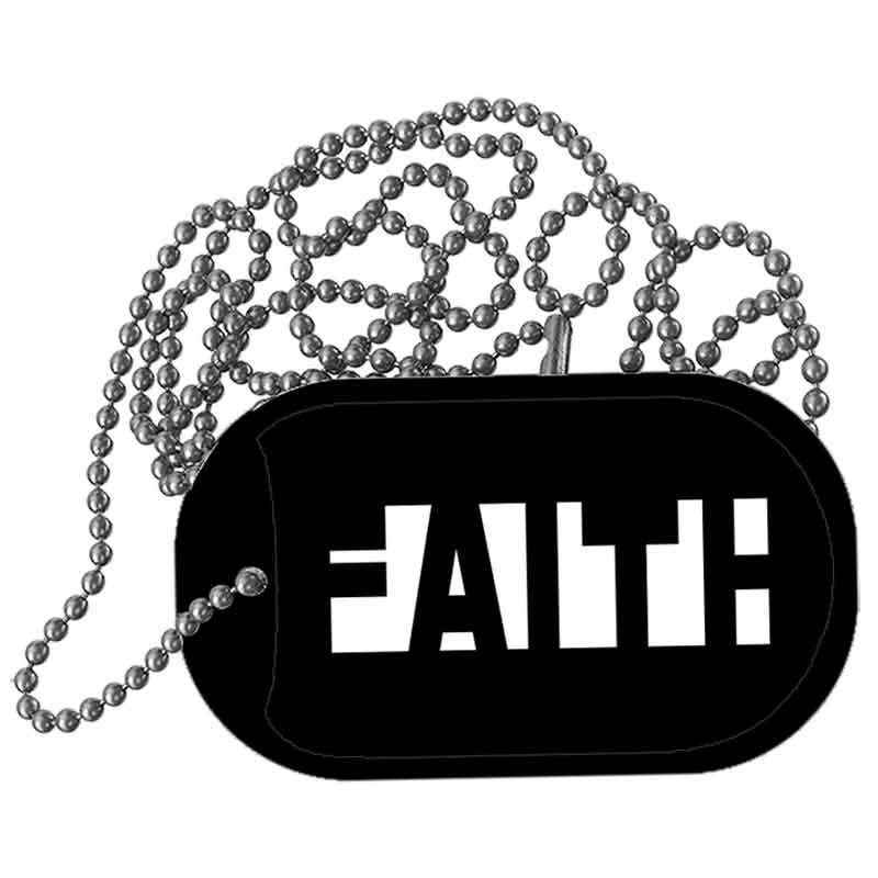 Hidden Faith Metal Novelty Dog Tag Necklace DT-14557