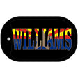 Williams Arizona State Flag Metal Novelty Dog Tag Necklace DT-1474