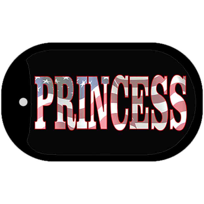 American Princess Metal Novelty Dog Tag Necklace DT-1475